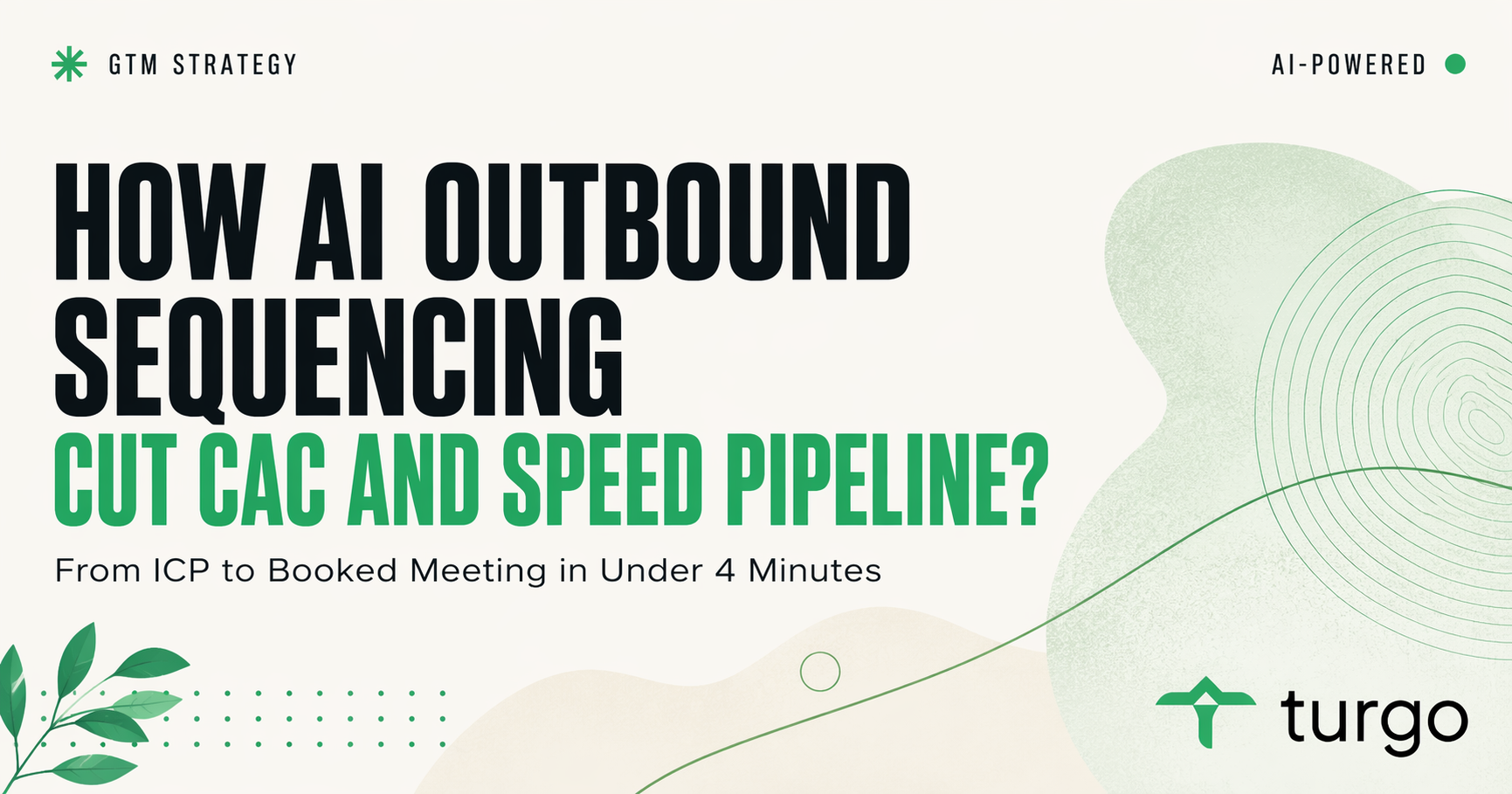 How can AI outbound sequencing cut CAC and speed pipeline?